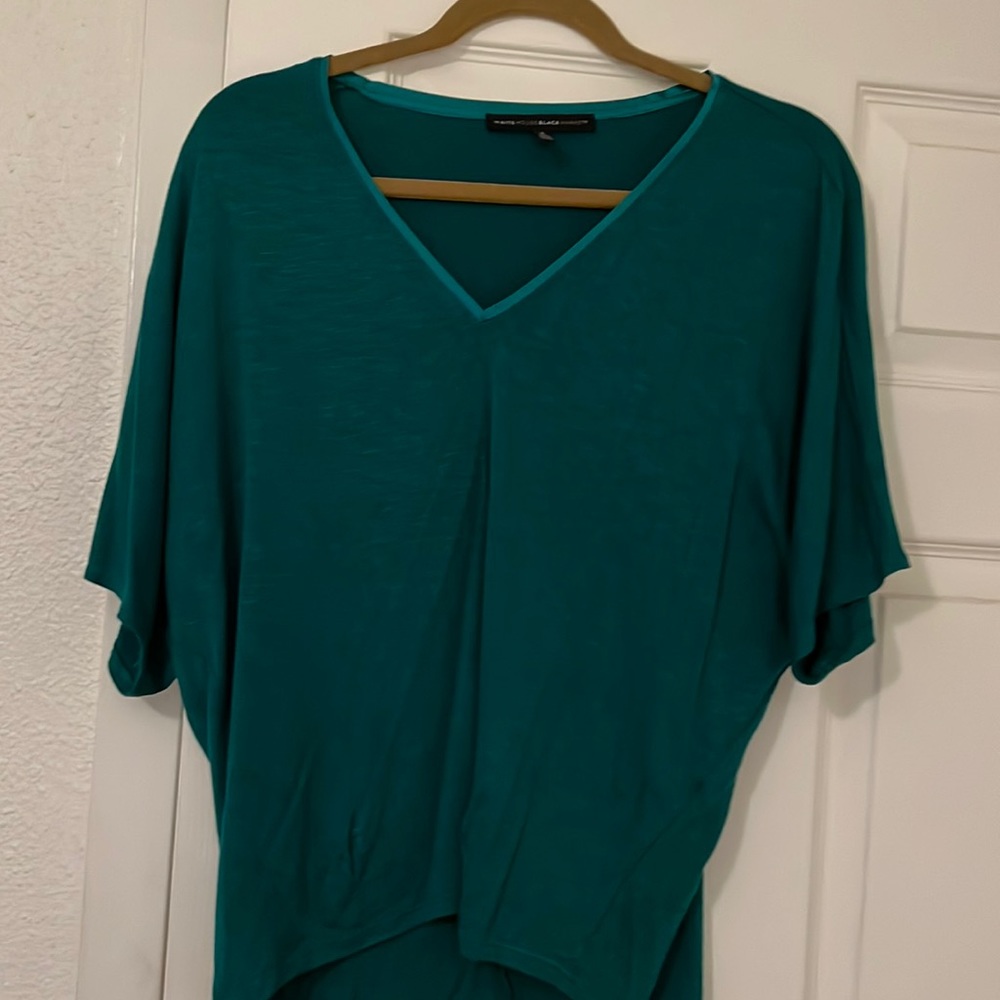 White House, Black market emerald dolman sleeve top